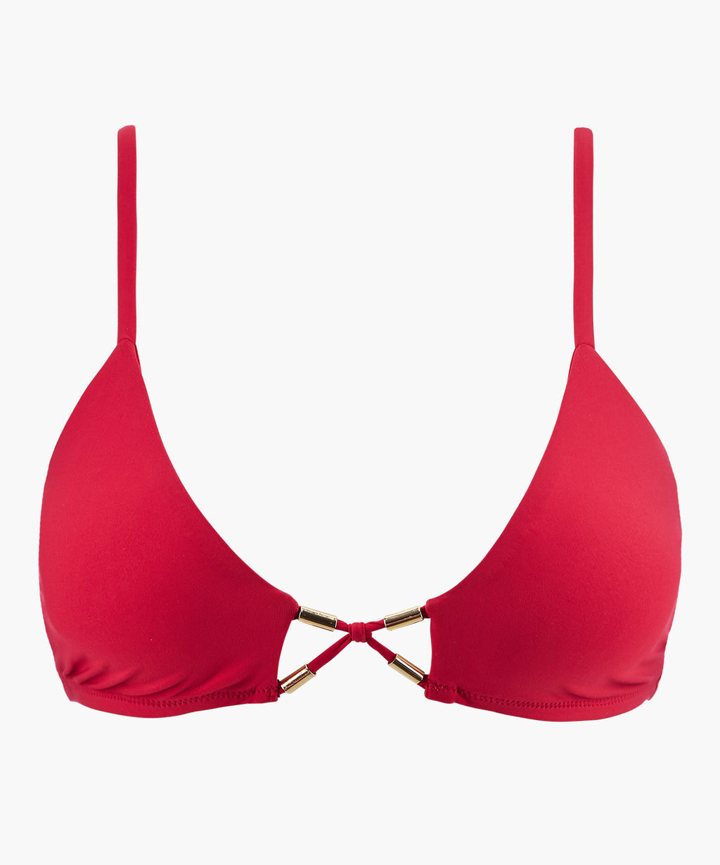 Beach Escape Haut de maillot de bain triangle Hibiscus