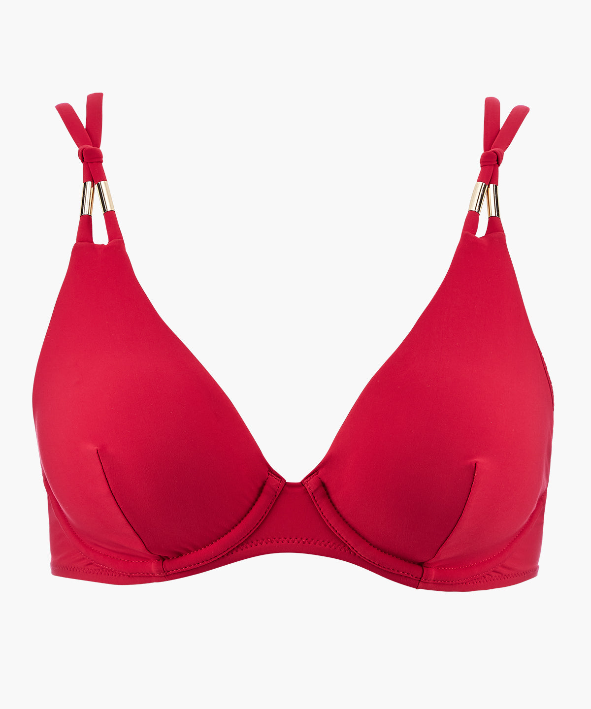 Beach Escape Haut de maillot de bain Triangle à armatures motif Hibiscus