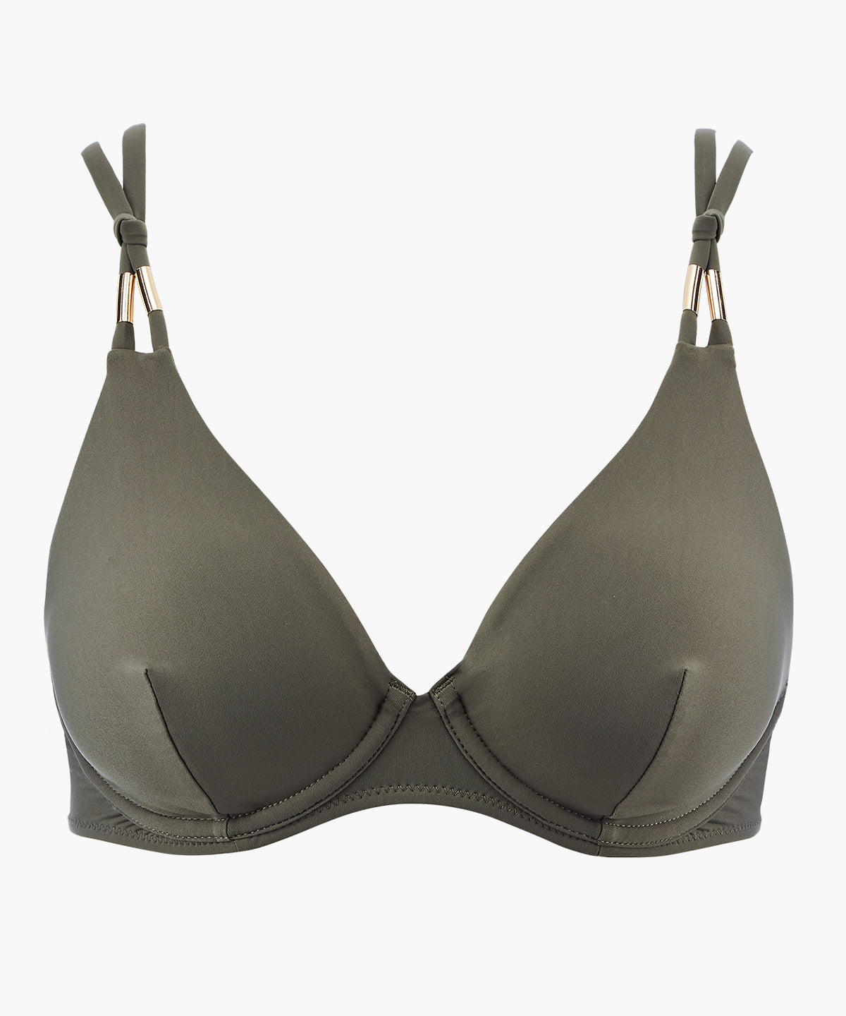 Beach Escape Haut de maillot de bain triangle à armatures Kaki
