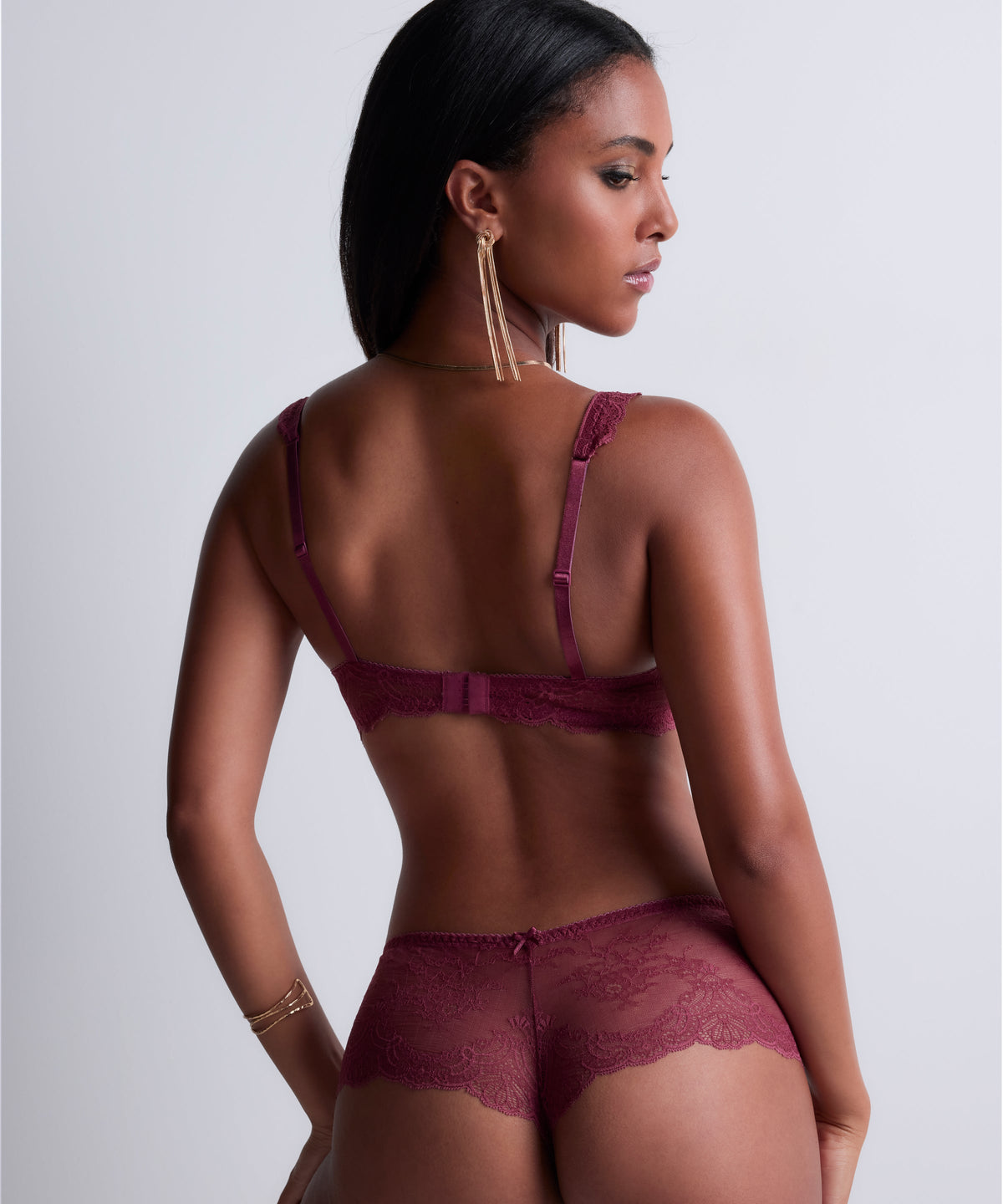 Danse des Sens Soutien-gorge Push-up à coques Mulberry