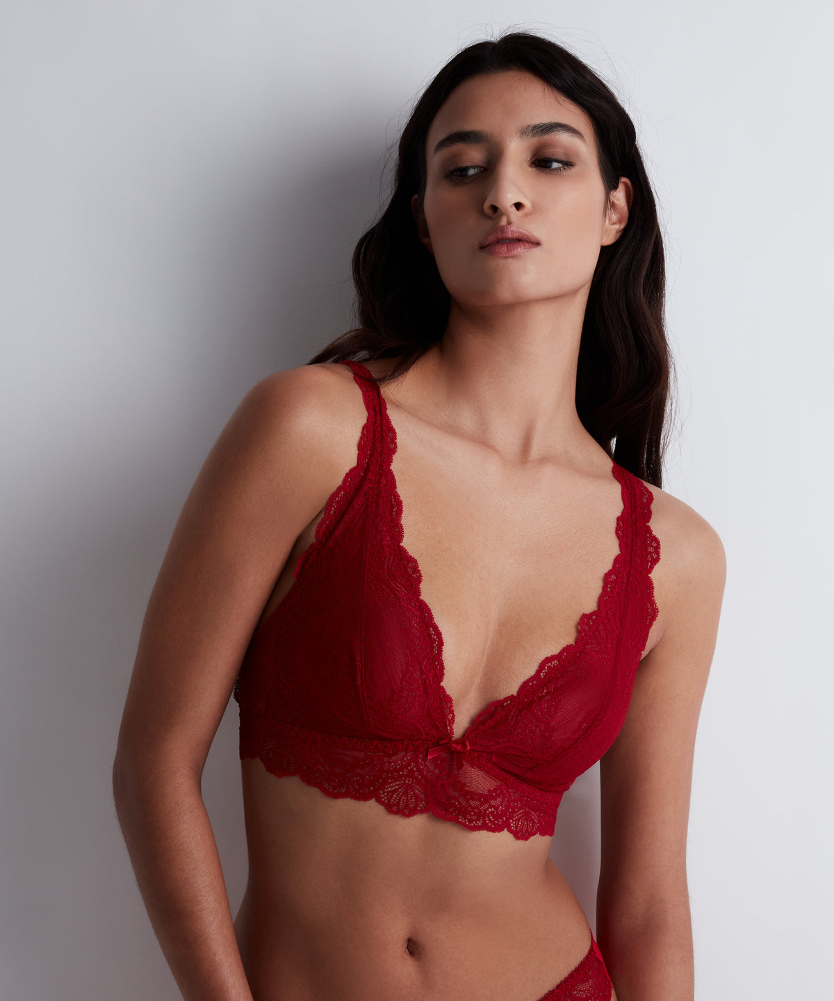 Danse des Sens Soutien-gorge Triangle bralette Rouge irrésistible
