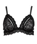 Boîte à Désir Open-Up Triangle Bra Black