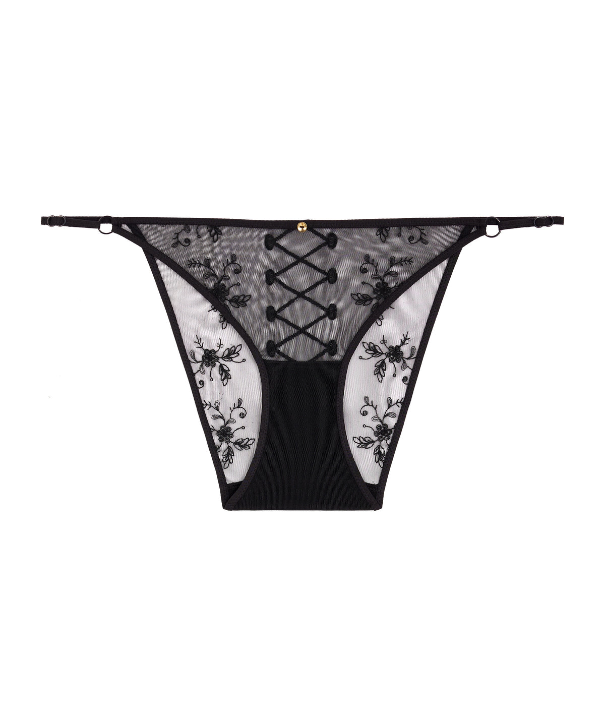 Boîte à Désir Low-cut glittery briefs