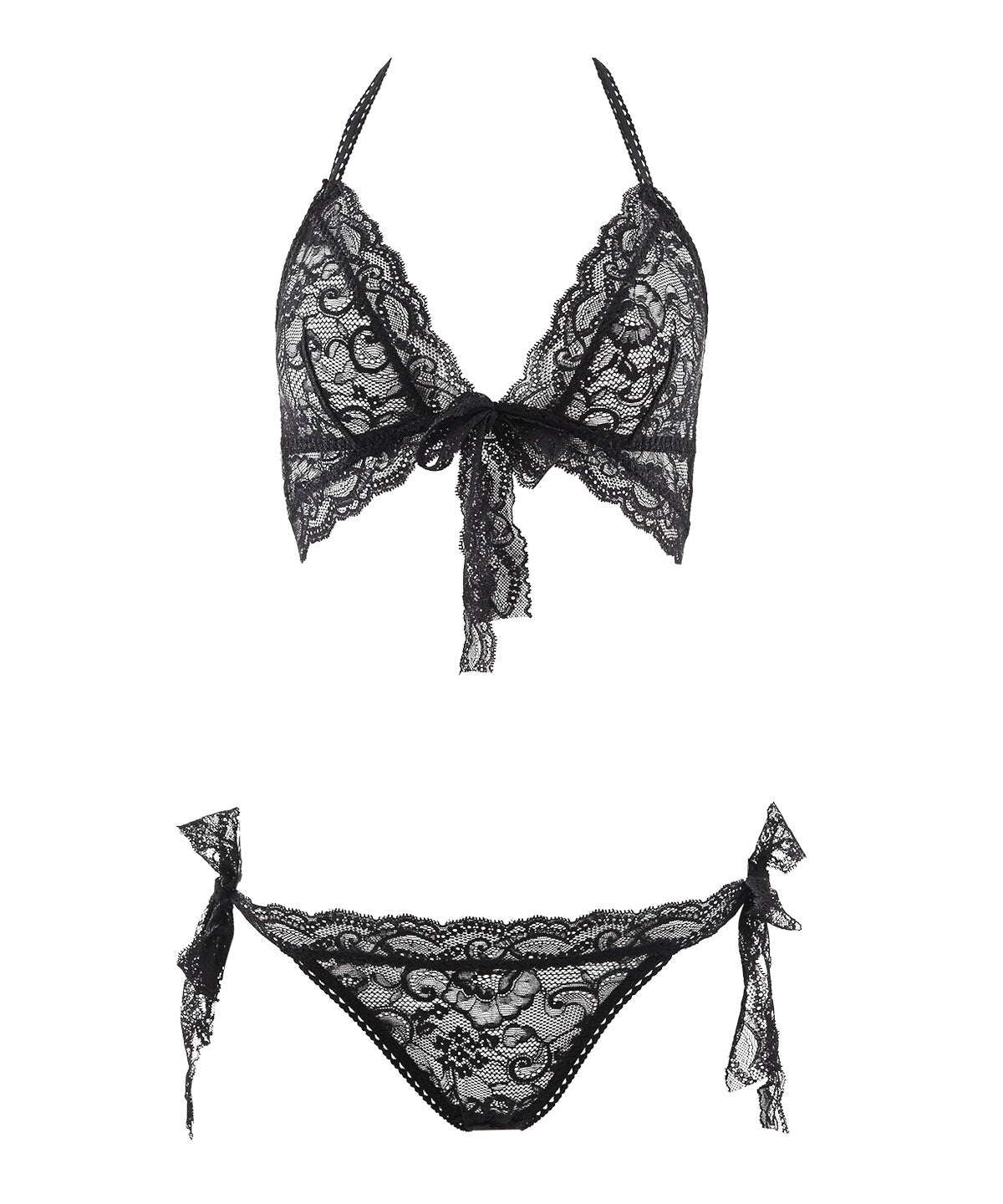 Boîte à Désir Black Trikini Set