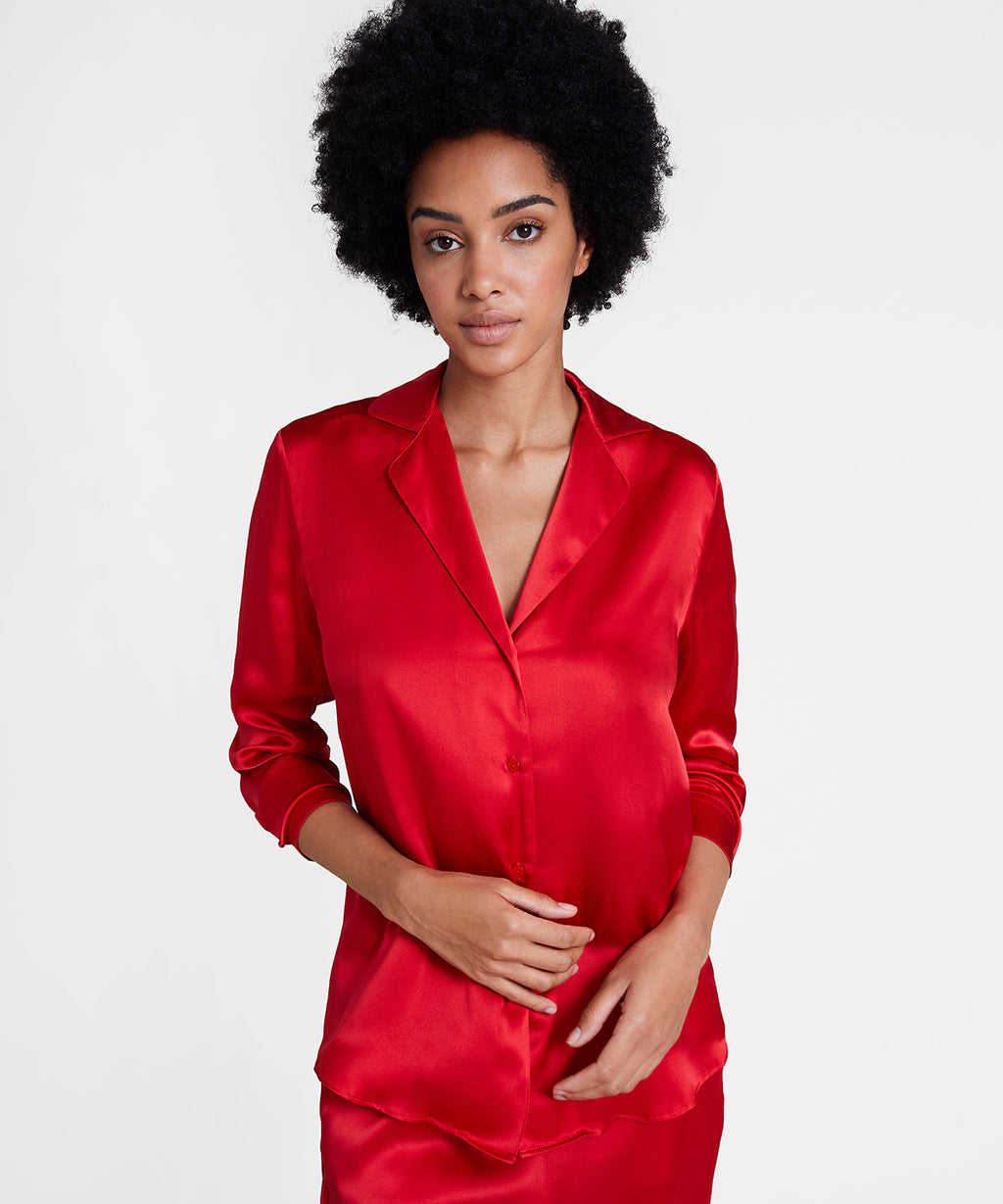 Toi Mon Amour Blouse Rouge Passion
