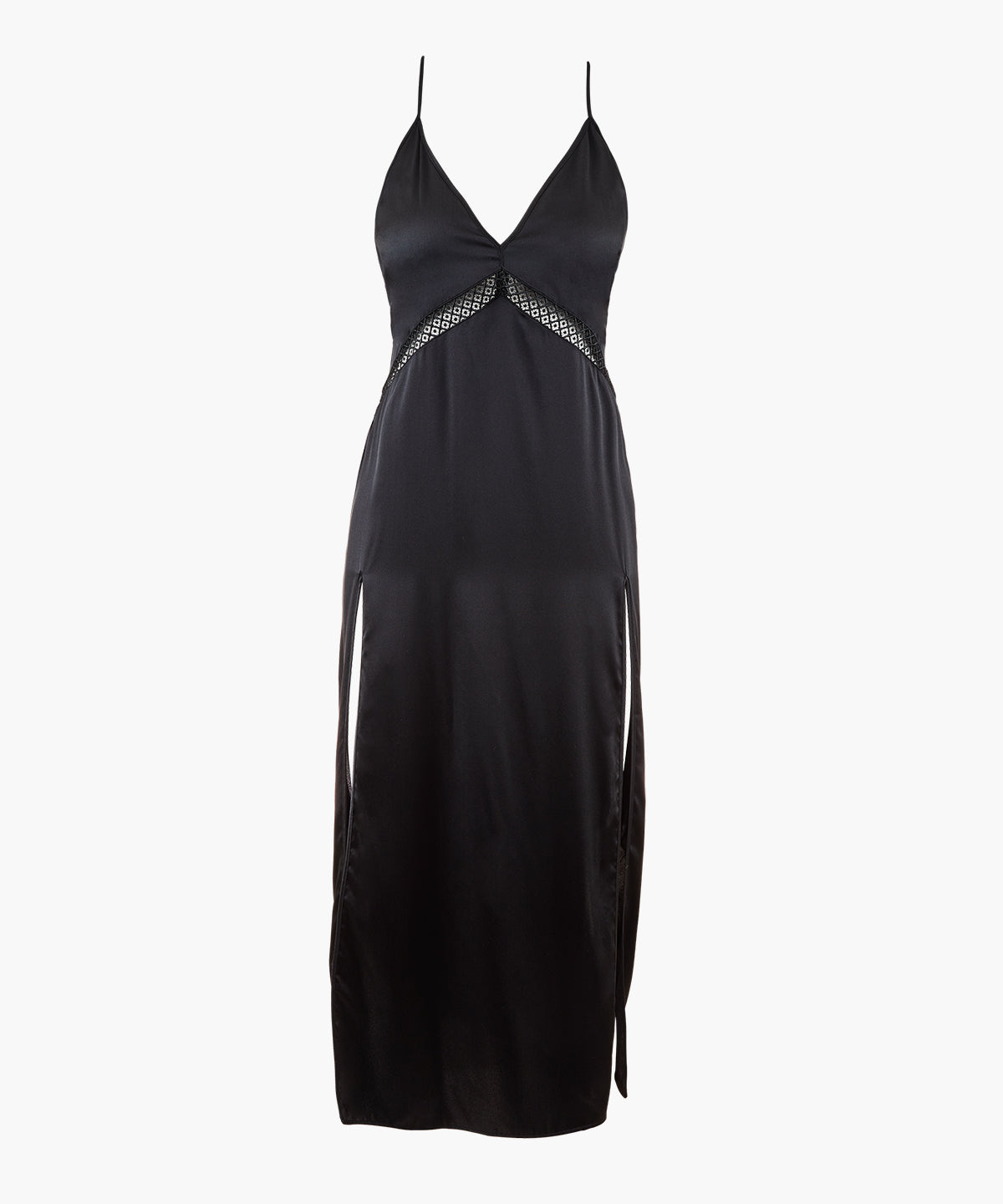 Silk Desire Nuisette longue noire