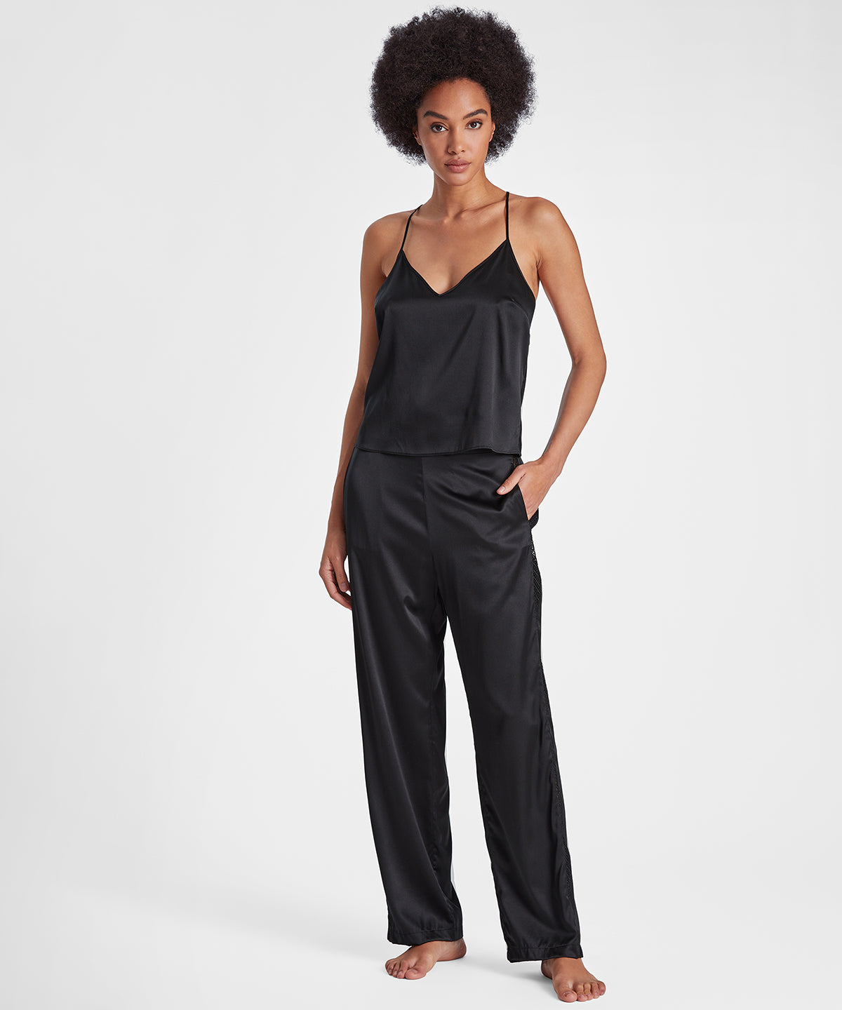 Pantalon Noir Silk Desire