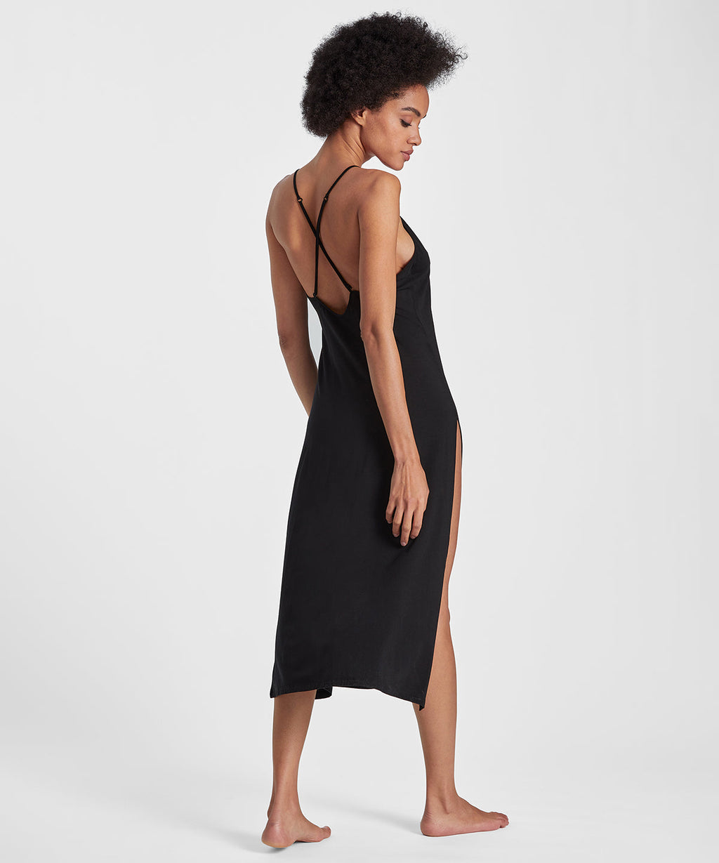 Lazy Days Chemise de nuit longue Noire