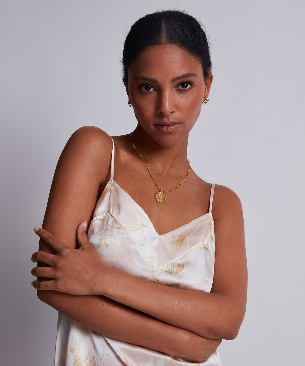 Nuisette en soie Silk by Night Amberlight