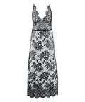 Long Black Evening Chemise