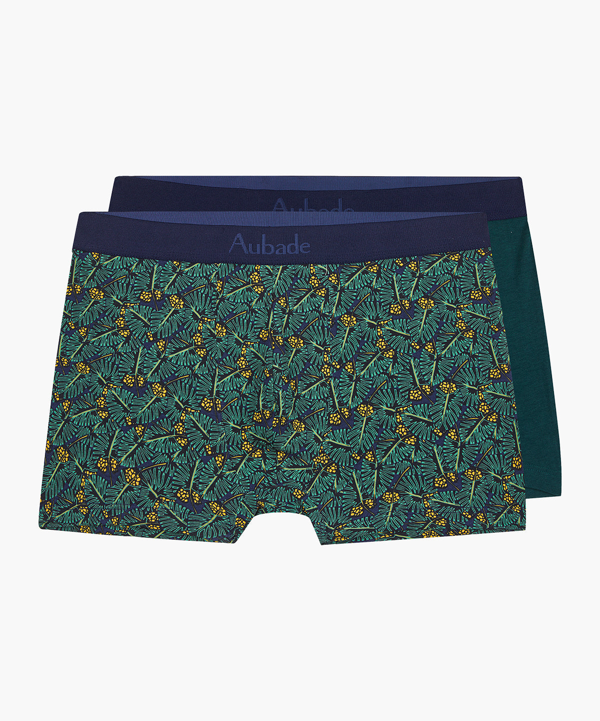 Aubade Homme Lot de 2 boxers Green Life