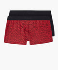 Aubade Homme Lot de 2 boxers Love Letters Rouge