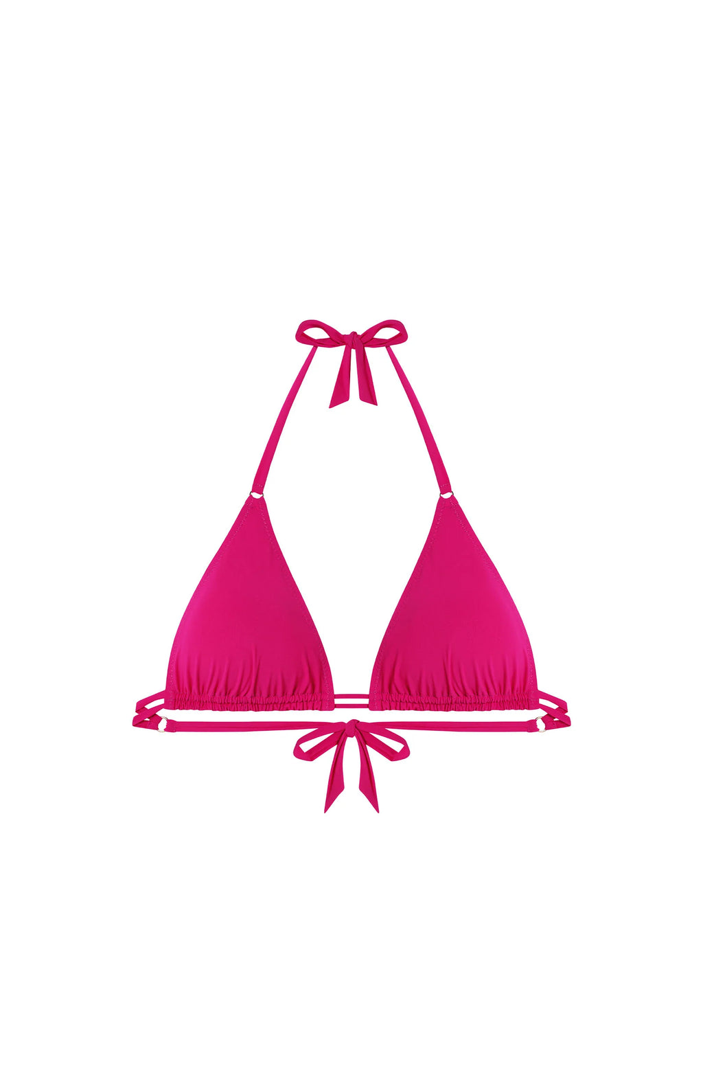 Haut de bikini triangle orange Helia