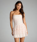Robe Courte en Dentelle Fleurie Sweet Like That