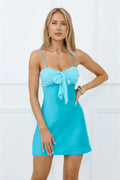Mini-robe en satin Soft Dream