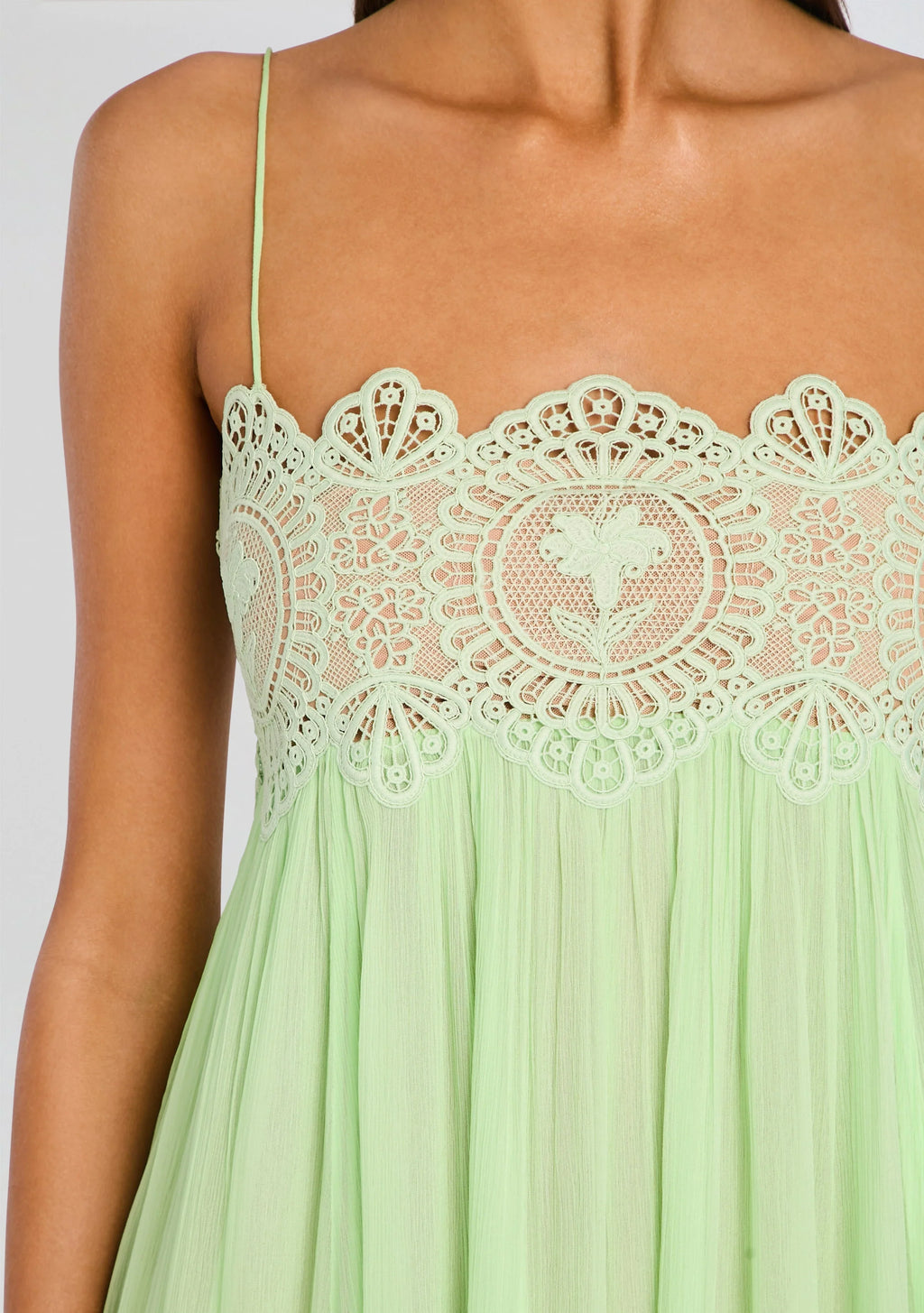 Robe en mousseline style bohème