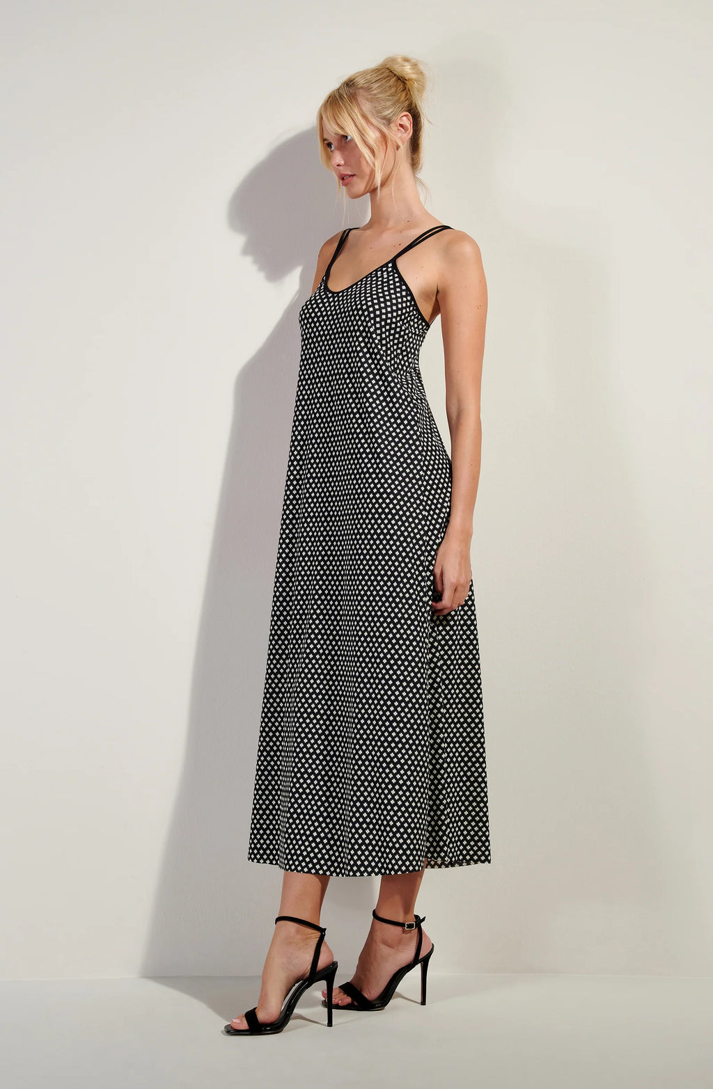 Robe longue imprimée jade LIBERTY