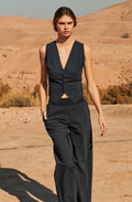 gabie Black striped jacket