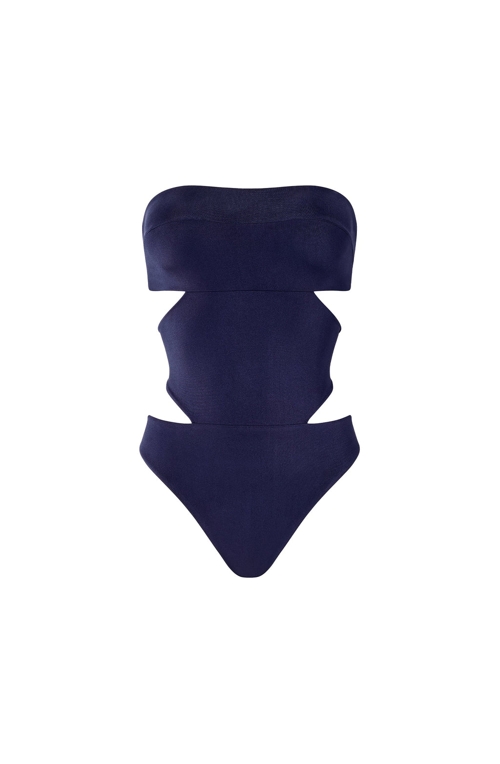 iris Navy trikini bandeau swimsuit