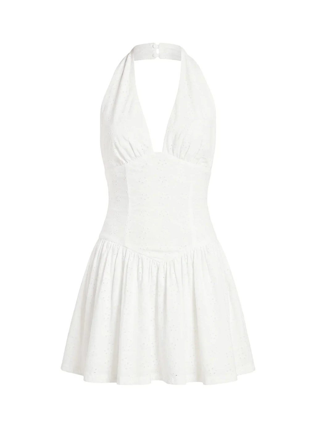 Mini-robe licou Imojen blanche