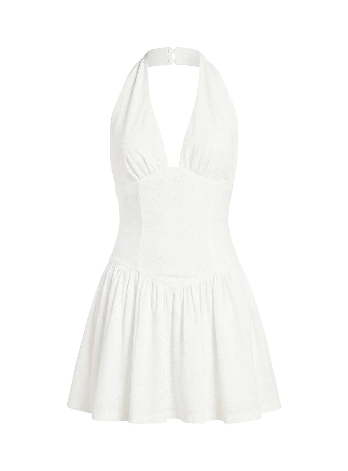 Mini-robe licou Imojen blanche