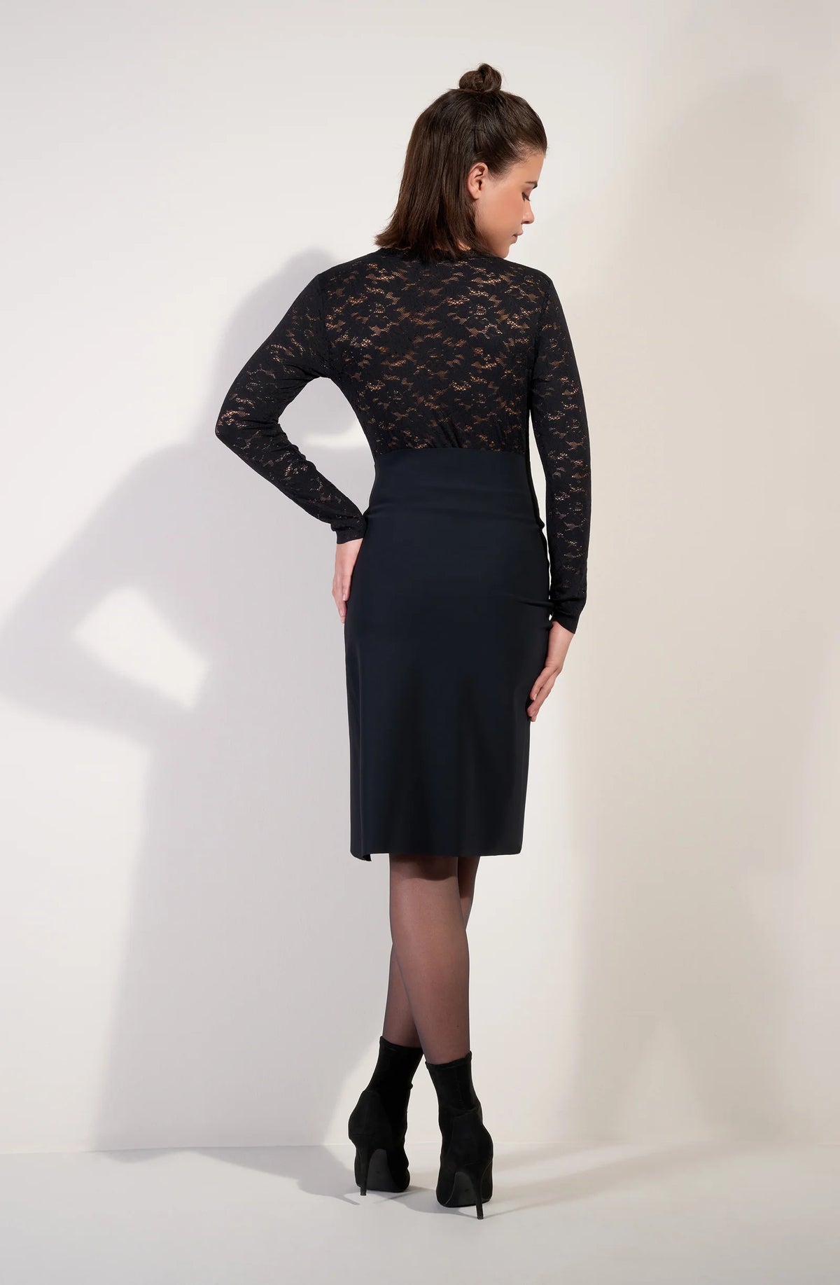 yonha High-waisted Sand tulip skirt