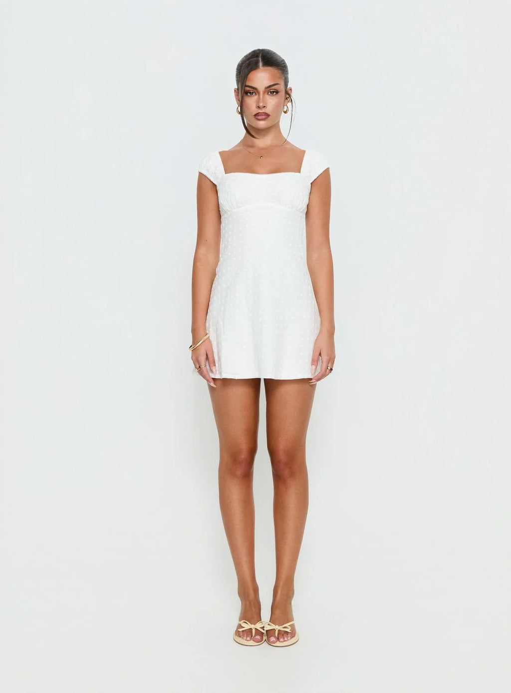 Mini-robe Seyani blanche