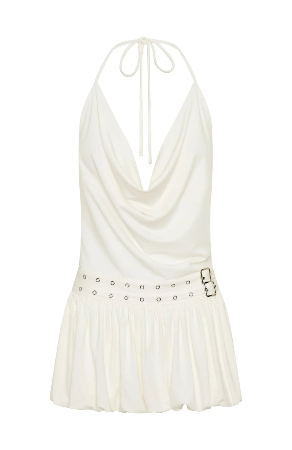 Robe courte Calling Me crème