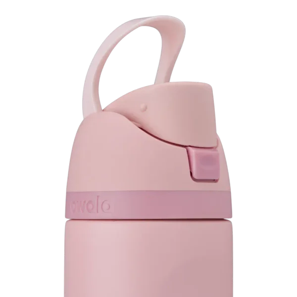 Bouteille d'eau Owala FreeSip en acier inoxydable de 709 ml - Quartz Rose