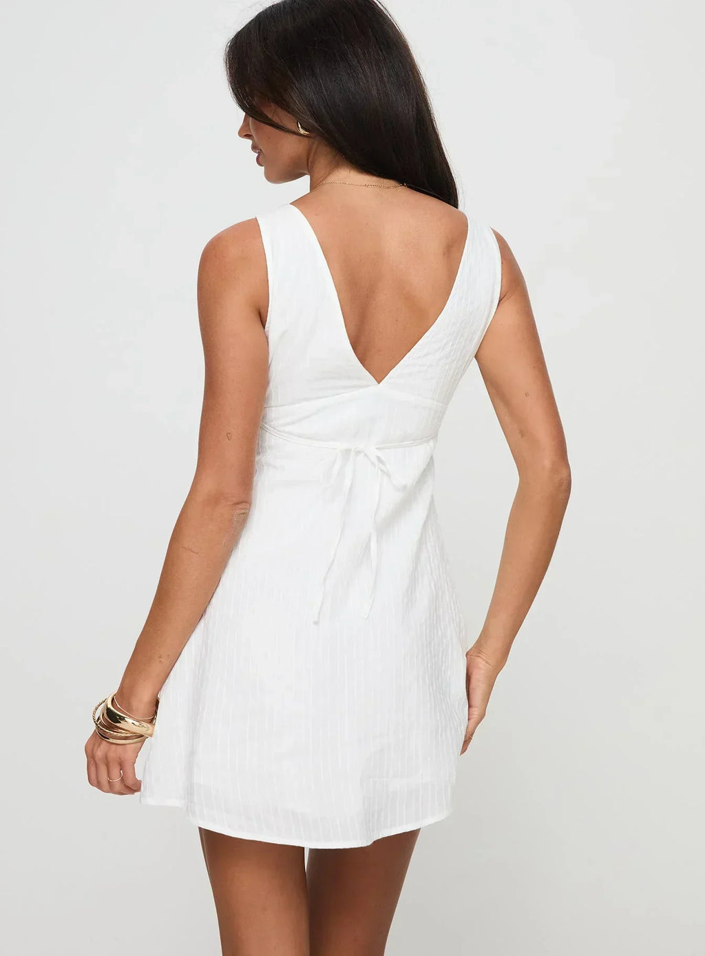 Mini-robe Adder blanche