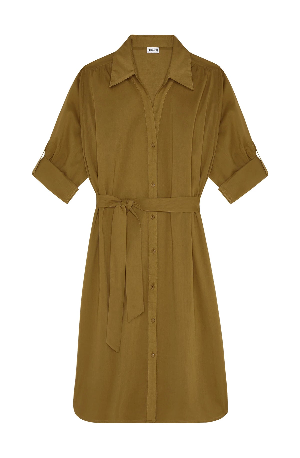 cassandre Bronze shirt dress