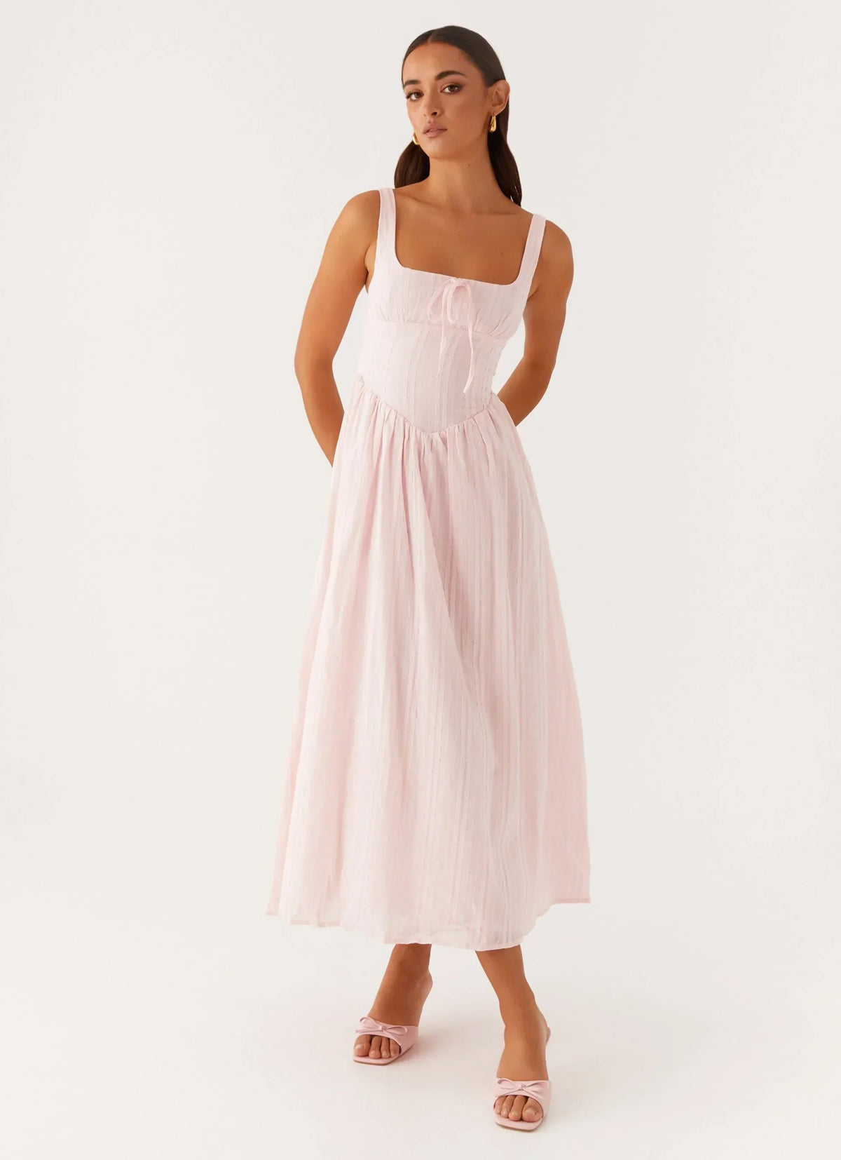 Robe Midi Pascuelle – Rose