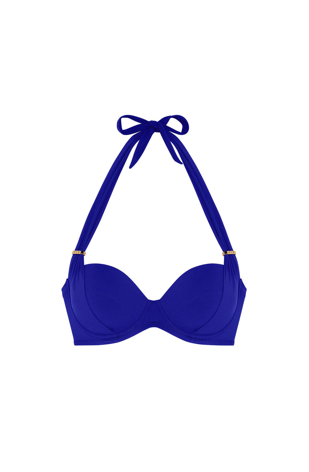 lisia Blueberry half-cup bikini top