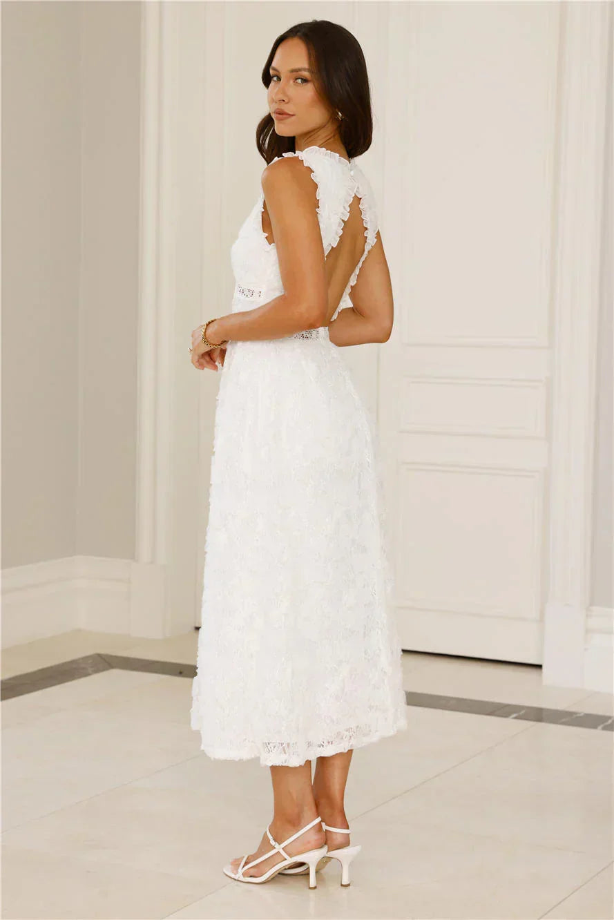 Robe midi en dentelle Ballet Era