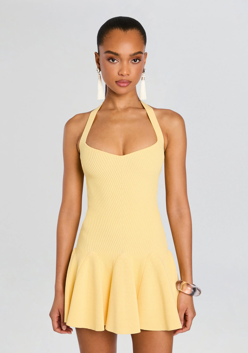 Robe en maille côtelée Laurenza