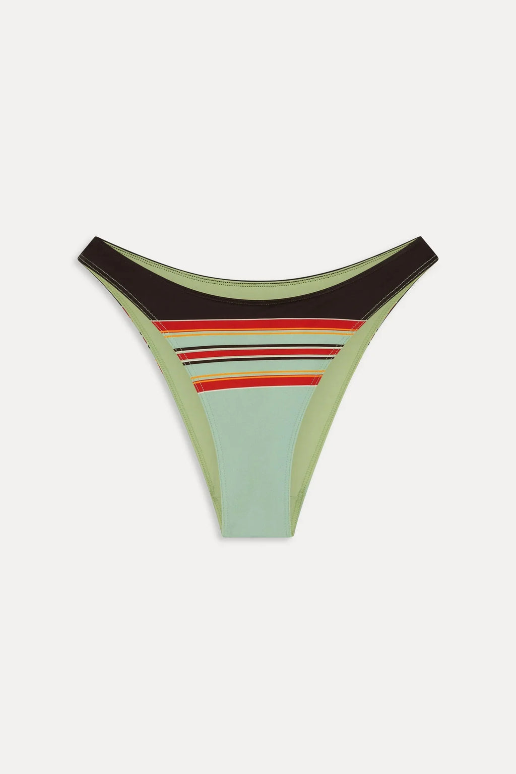 Dove Striped Bikini Bottom - Desert Dusk
