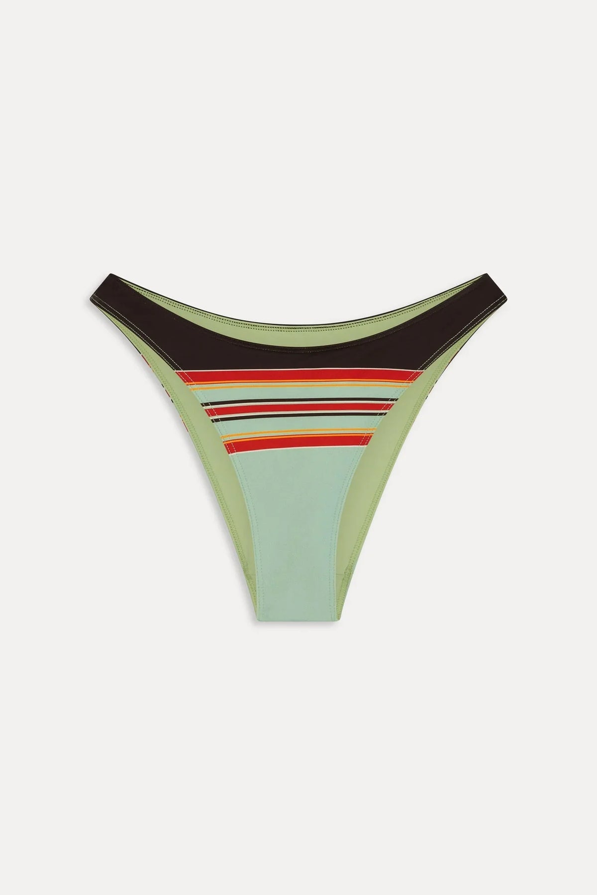 Dove Striped Bikini Bottom - Desert Dusk