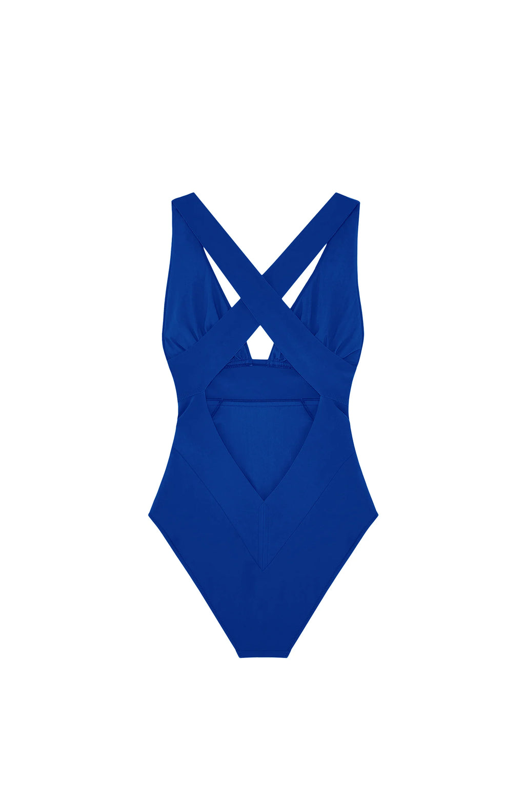 capri Gold crossed racerback swimsuit
