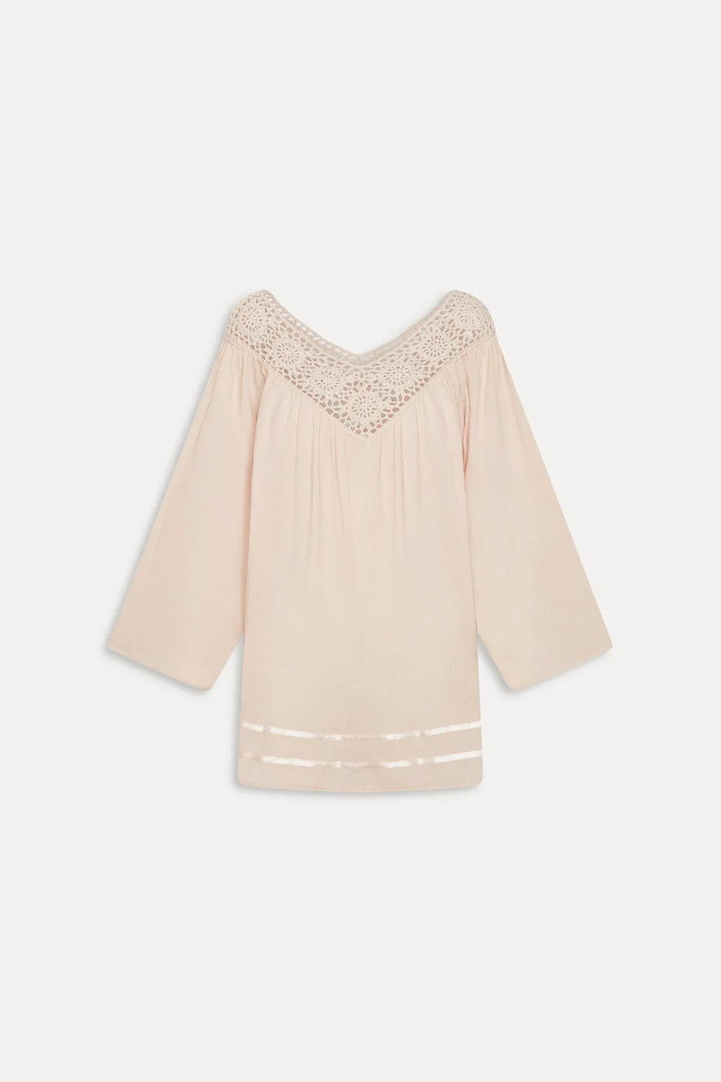 Robe Courte en Coton Riviera - Pêche