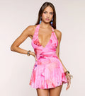 Flown Away Butterfly Print Dress