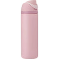 Bouteille d'eau Owala FreeSip en acier inoxydable de 709 ml - Quartz Rose
