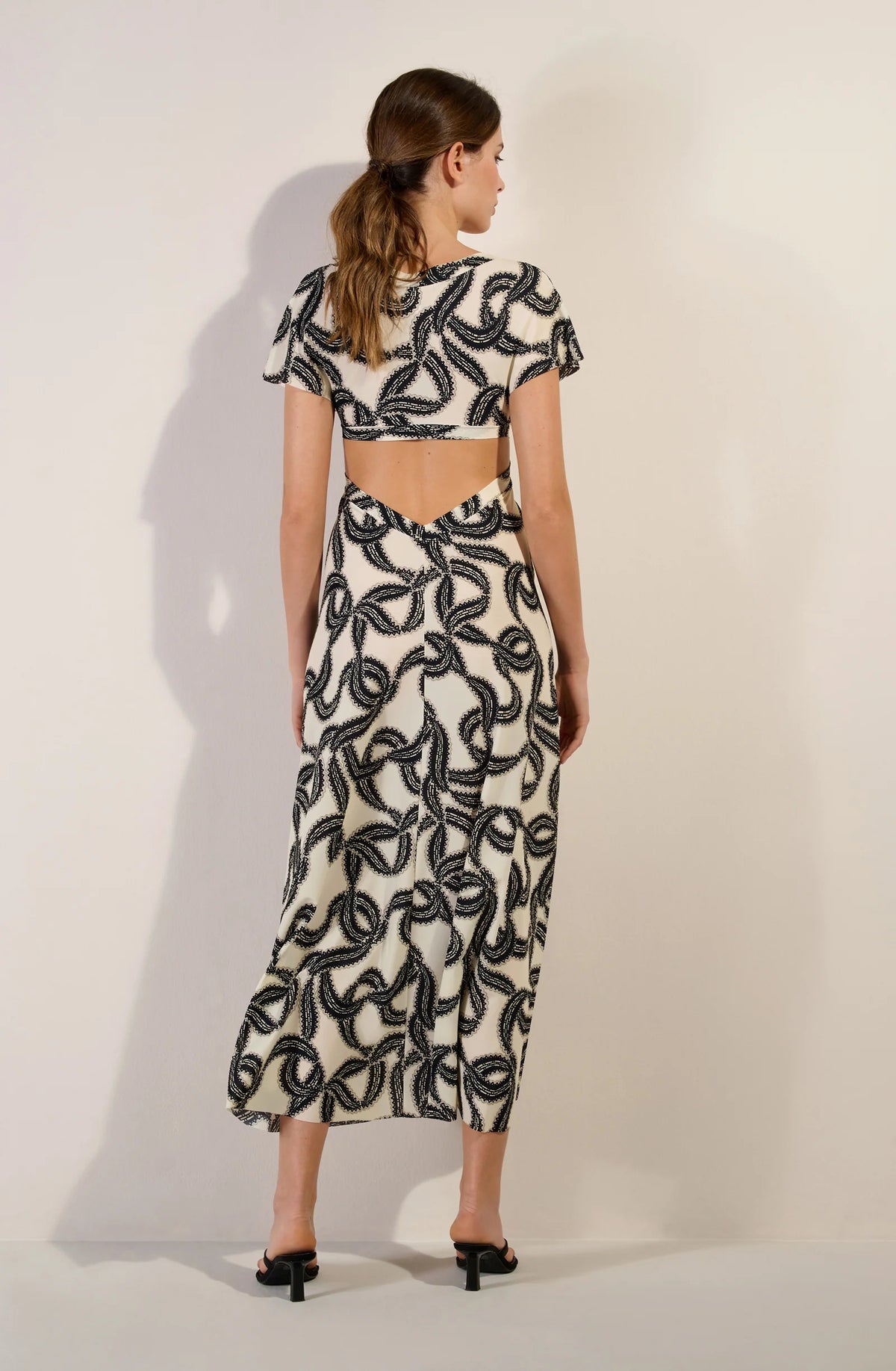 rislene Navy blue long dress