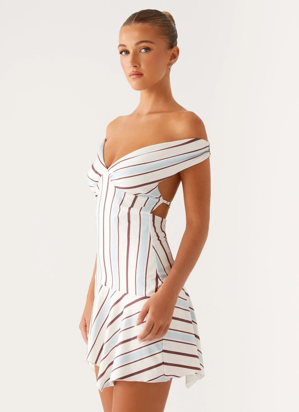 Mini-robe Kirby - Rayures bleues