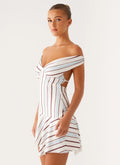 Mini-robe Kirby - Rayures bleues
