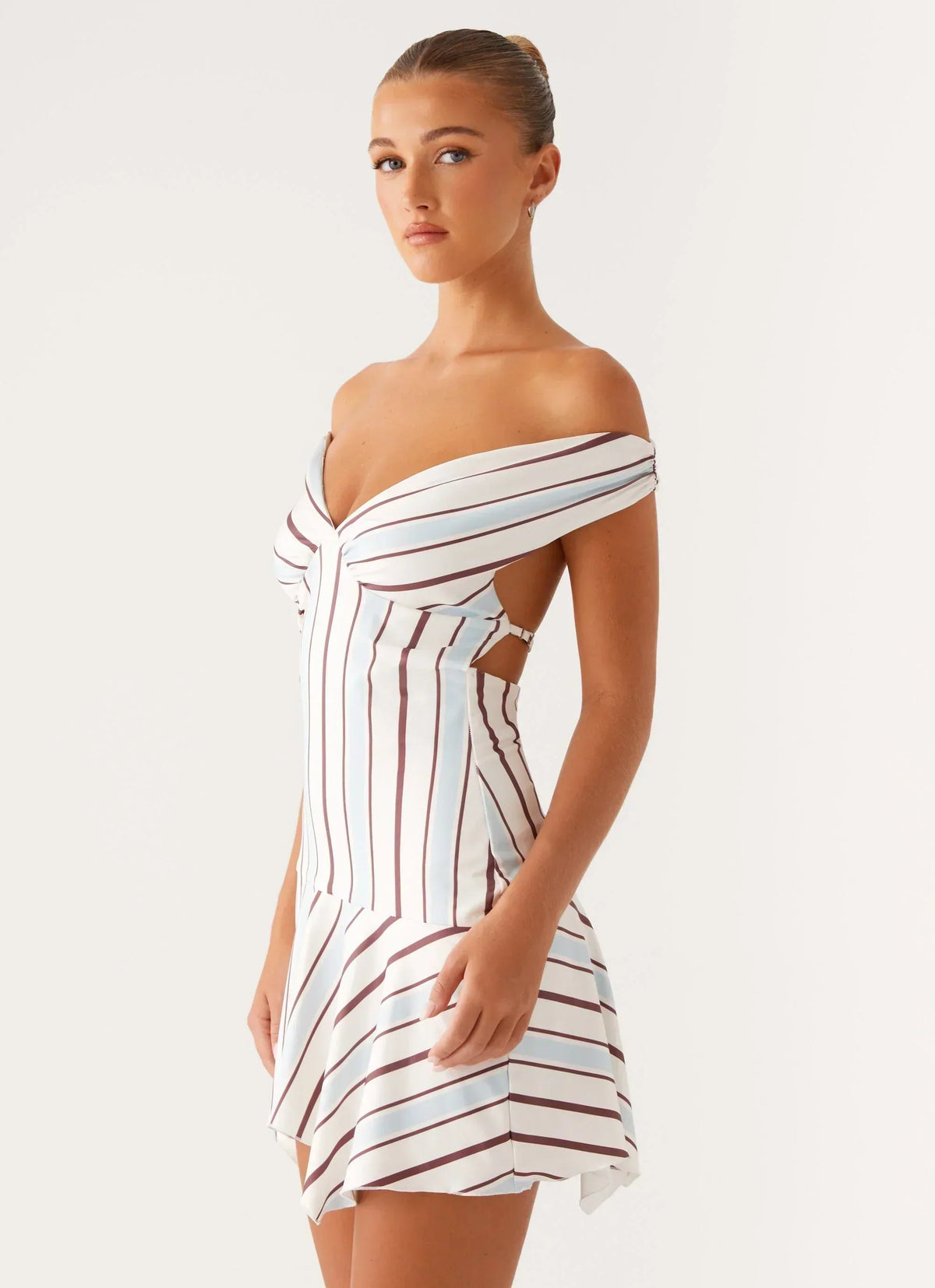 Mini-robe Kirby - Rayures bleues