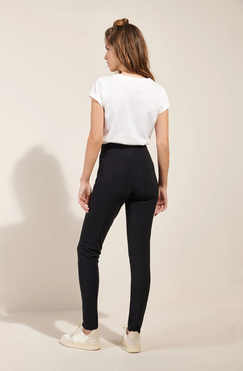 thiya black Black PdS branded cotton T-shirt