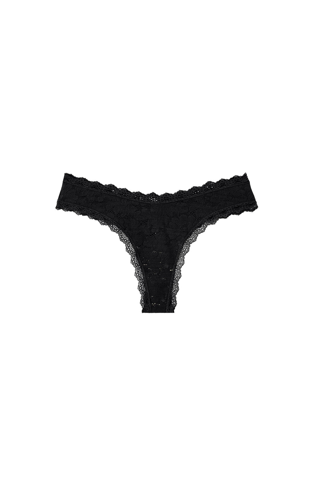 elika Black lace thong