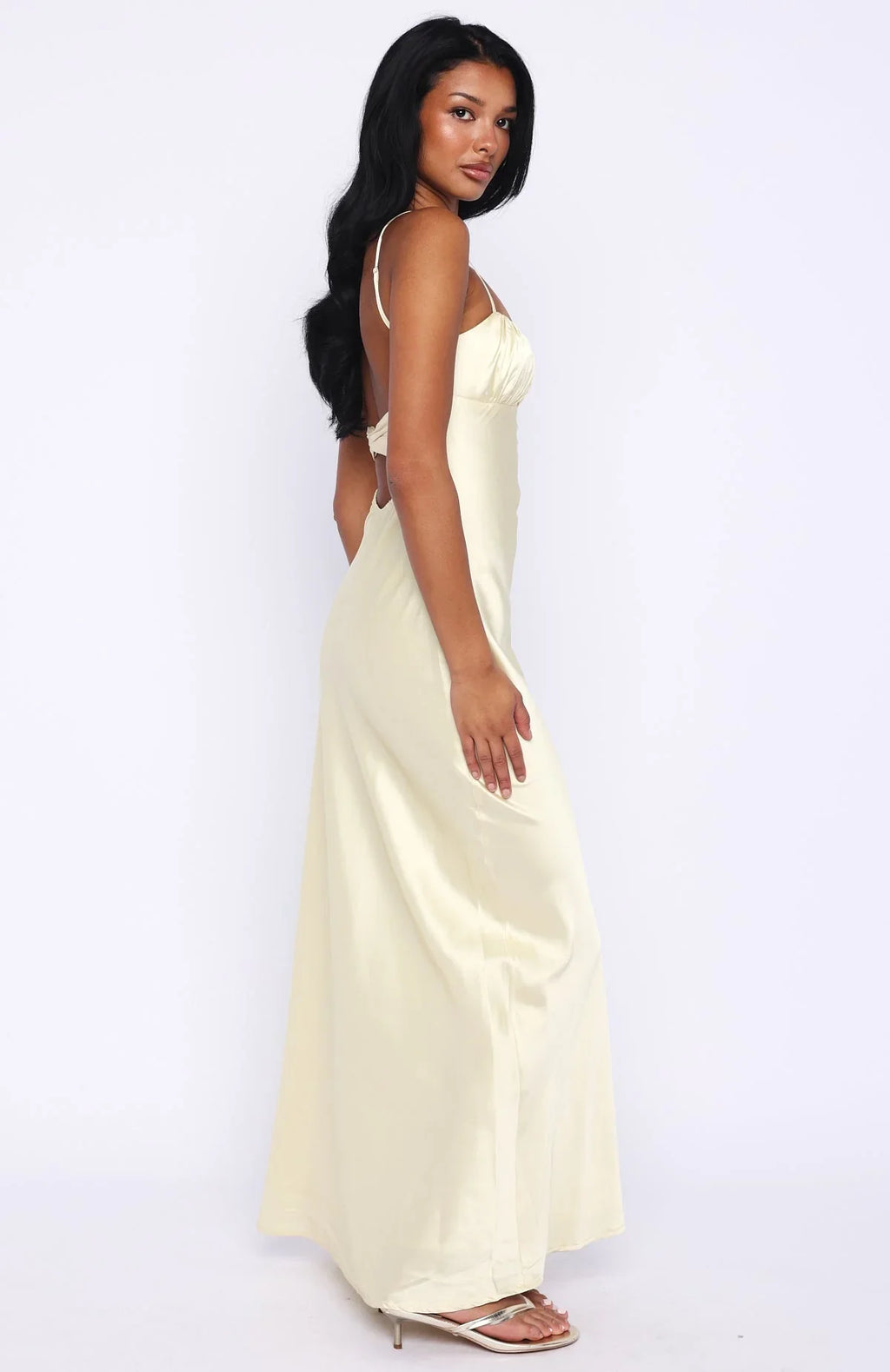 Robe longue Change Locations citron