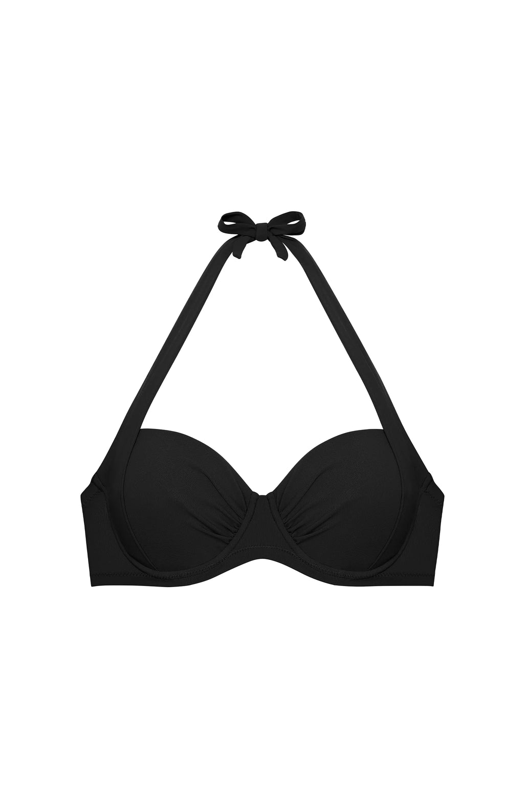 Haut de bikini balconnet multi-positions noir Miya