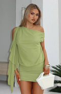 Robe Courte Sicilian Dreams Chartreuse